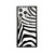Reezaddin Zebra Striped Print Rectangle Phone Case for iPhone 16 (NOT Pro) Cute Retro Rectangled Edge Trunk Design Slim Glossy Sleek One Piece Strong