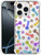 SuzaCase Clear Case for iPhone 16 Pro, iPhone 16 Pro Case with Stylish Cat Dog Paw Multicolor Pattern Printed Durable Clear Shockproof Drop Protectio