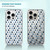 SuzaCase Clear Case for iPhone 16 Pro, iPhone 16 Pro Case with Stylish Polka Dots Blue Printed Durable Clear Shockproof Drop Protection Phone Back Ca