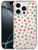 SuzaCase Clear Case for iPhone 16 Pro, iPhone 16 Pro Case with Stylish Polka Dots Watercolor Pattern Printed Durable Clear Shockproof Drop Protection