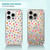 SuzaCase Clear Case for iPhone 16 Pro, iPhone 16 Pro Case with Stylish Polka Dots Watercolor Pattern Printed Durable Clear Shockproof Drop Protection