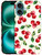 GlamCase for iPhone 16, iiPhone 16 Case - Cherry Watercolor Pattern Design Printed Slim & Sleek Cute Plastic Hard Snap on Protective Designer Back Ph