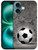 GlamCase for iPhone 16, iPhone 16 Case - Soccer Ball with Black Art Wall Design Printed Slim & Sleek Cute Plastic Hard Protective Designer Back Case/