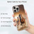 Tobelint Case for iPhone 16 Pro Max with Horse Design,Brown Running Animals Pattern for Men Women,Clear Slim Soft TPU Bumper Case,6.9(Horse,16pm)