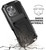 FunnyWin Metal Case for iPhone 16 Plus Aluminum Military Grade Rugged Case with Metal Stand Screen Protector Drop Tested Shockproof Dustproof Full Co
