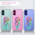 GlamCase for iPhone 16 Plus, iPhone 16 Plus Clear Case - Dream Catcher Watercolored Design Printed Clear Shockproof Protective Designer Back Clear Ca