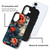 DAIZAG Compatible with iPhone 16 Case,Gorgeous Lotus Flowers 2 in 1 Heavy Duty Shockproof Rugged Hard PC+Soft Silicone Protective Cover
