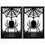 WADORN Spider and Spider Web Bookends for Shelves Decorative 1 Pair, Cute Spider Gothic Non-Skid Heavy Duty Book Ends Metal Book Holder Black L-Shape