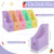 Colarr 30 Pack Coloring Plastic Magazine Holders 5 Light Colors Magazine Storage Box File Organizer Folder Book Bin for Desk Desktop Document Organiz