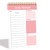 Tlenpo To Do List Notepad, 60 Sheets, Productivity Planner with Time, Task Checklist Organizer Agenda Pad for Work, Daily Planner for School Supply L