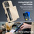 Jiunai for iPhone 16 Pro Max Case Wallet Card Holder for 2 Cards Credit Access Card ID License Slide Hidden Pocket Slot Protective Phone Wallet Case