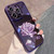 Changjia for iPhone 16 Plus Fairy Rose Clear Case,Cute Flower Floral with Glitter Bling Sparkly Camera Lens Protector TPU Bumper Shockproof Women Gir