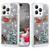 Changjia Glitter Christmas Case for iPhone 16 Pro Max, Cute Christmas Tree Santa Elk Liquid Flowing Floating Moving Bling Sparkle Clear Shockproof Wo