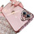 Changjia Clear Glitter Case for iPhone 16, Cute Luxury Bling Sparkly Diamond Rhinestone with Camera Protector Soft TPU Plating Bumper Slim Transparen