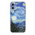 WMCFNG Compatible with iPhone 16 Plus Phone Case,Van Gogh Starry Night Art Phone Case,Thin Drop Proof Bumper Shockproof iPhone 16 Plus Cover for Wome