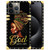 DAIZAG Compatible with iPhone 16 Pro Case,Gorgeous Passionate Black Girl Golden Decoration Soft TPU Protective Shell Cover Anti-Scratch