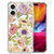 DAIZAG Clear Case Compatible with iPhone 16 Plus,Luxury Flowers-Peony Cute Soft Silicone Floral Print Clear Protective Cover