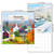 Changing Seasons Calendar 2026 Mini Size - Deluxe 2026 Seasons 7" x 7" Wall Calendar Bundle with Over 100 Reminder Stickers (Mother Nature Gifts, Off