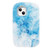Guppy Compatible with iPhone 16 Plus Women Girls Plush Case 3D Cute Bling Bow Diamond Fluffy Furry Warm Gradient Fur Hair Design Soft Silicone Rubber