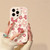 Lovmooful Compatible for iPhone 16 Pro Case Cute Flower Floral with Love Lens Bumper Protector for Girls Women Soft TPU Shockproof Protective Girly f