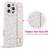 OOK Compatible with iPhone 16 Pro Leopard Case with Wrist Strap, White Leopard Cheetah TPU Shockproof Protection Slim Cover with Camera Protection fo