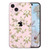 ZTOFERA Compatible with iPhone 15 Plus Case for Girls Women, Floral Flower Pattern Design Silicone Case, Slim Shockproof TPU Protective Bumper Case C