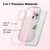 QLTYPRI for iPhone 16 Pro Case, Curly Wave Frame Clear Phone Case with Aesthetic Bow Design for Girls Women, Clear Soft Silicone TPU Bumper Shockproo