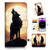 for iPhone 16 Pro, Designed Flip Wallet Phone Case Cover, A26878 Moon Wolf