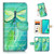 for iPhone 16 Pro, Designed Flip Wallet Phone Case Cover, A23001 Green Dragonfly 23001