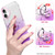 PeeTep for iPhone 16 Plus Case with Stand,Slim Fit Glitter Sparkly Case with Ring Holder Kickstand Magnetic Car Mount Shock-Absorbent Protective Stur