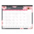 Blueline® 2026 Pink Monthly Desk Pad Calendar, 12 Months, January to December, 22" x 17", Pink Daisy (C193105-26)