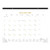 Blueline® 2026 Gold Collection Monthly Desk Pad Calendar, 12 Months, January to December, 22" x 17", Classic Gold (C199003-26)