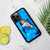 for iPhone 16 Pro Max, Durable Protective Soft Back Case Phone Cover, HOT12523 Blue Sea Dolphin