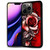 for iPhone 16 Pro Max, Durable Protective Soft Back Case Phone Cover, HOT13584 Gothic Red Rose 13584