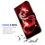 for iPhone 16 Pro, Designed Flip Wallet Phone Case Cover, A24317 Red Dragon