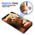 for iPhone 16 Pro, Designed Flip Wallet Phone Case Cover, A26867 Cute Ginger Ket 26867