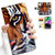 AJOURTEK for iPhone 16, Designed Flip Wallet Phone Case Cover, A20015 Tiger Face