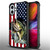 DAIZAG Compatible with iPhone 16 Plus Case,All-Round Protection Shockproof Anti-Scratches TPU Cover,Cases for Man Woman-Vital Bass Fish American Flag
