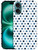 SuzaCase Back Case for iPhone 16 Plus, iPhone 16 Plus Case with Stylish Polka Dots Blue Design Printed Cute, Sleek Durable Hardshell Protective Desig