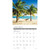 Beaches 2025 7" x 7" Mini Wall Calendar