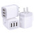 Wall Charger, USB Charger Adapter, 3.1A/3Pack Muti Port Fast Charging Station Power Charge Base Block Plug for iPhone 17 16 15 14 13 12 Pro/SE/11Pro