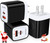 3Pack USB Type C Charger, Dual Port USB-C Wall Plug 20W PD & QC3.0 USB A Fast Charging Block for Samsung Galaxy S25/S24/S23 S22/S21 Ultra/S20+, iPhon