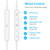USB C Headphones Magnetic Wired Earbuds for iPhone 17 Pro Max 16 16e 15 Plus,Noise Isolation In Ear Headphone with Mic Type C Earphone for Samsung S2