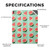Skin Compatible with Apple iPad Pro 11 (M4) 2024 - Watermelon Patch - Premium 3M Vinyl Protective Wrap Decal Cover - Easy to Apply | Crafted in The U