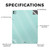 Glossy Glitter Skin Compatible with Apple iPad Pro 13 (M4) 2024 - Solid Seafoam - Premium 3M Vinyl Protective Decal Cover - Easy to Apply | Crafted i