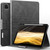 auaua Case for iPad Pro 12.9 6th/5th/4th/3rd Generation 2022/2021/2020/2018, Slim Durable Leather Stand Cover with Pencil Holder, Auto Sleep/Wake (Gr