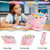 for iPad mini 6 Case for iPad mini 7 (A17 Pro) 8.3 Inch with Shoulder Strap Unicorn Key Chain Built Pencil Holder Handle Stand Silicone Protective Ta