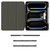 Soke Case for New iPad Pro 13 Inch (M5/M4, 2025/2024 Release), with Pencil Holder Trifold Stand Shockproof [Support Apple Pencil Charging + Auto Wake