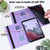 VODEFOX Case for 6.8 Kindle Paperwhite Case 2021 11th Generation,PU Leather Book Cover - Purple