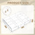 Briwooody Acrylic Drawer Organizer Clear Desk Drawer Organizer Trays with Adjustable Compartments Desk Accessories for Office Stationery Makeup Silve